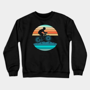 Retro Vintage Mountain Bike MTB Mountain Bikers Biking Cycling Biker Gift Crewneck Sweatshirt